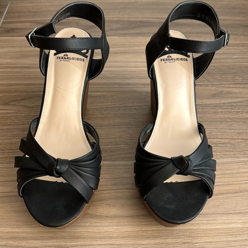 Fergalicious Wedge Sandal, Size 9